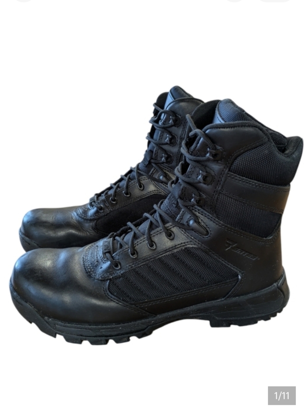 Bates Tactical Sport 2 Tall Side-Zip-Composite Toe Boots Size 10.5 Extra Wide